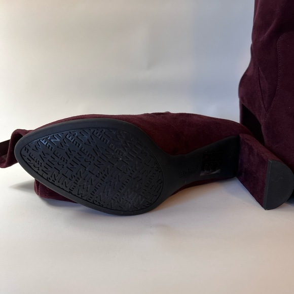 Pull on suede knee high boots - Picture 6 of 6